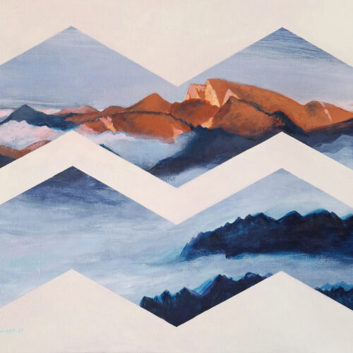 Pieniny we mgle | 80x100