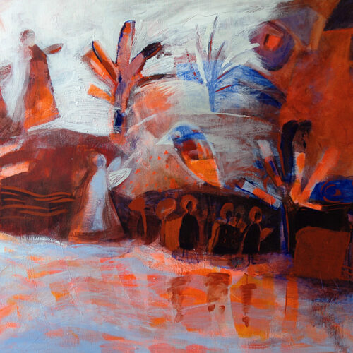 ...i oto anioły opuszczają me miasto | 100 x 85