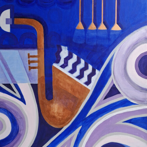 The Instrument-Saxophone | 70 x 80