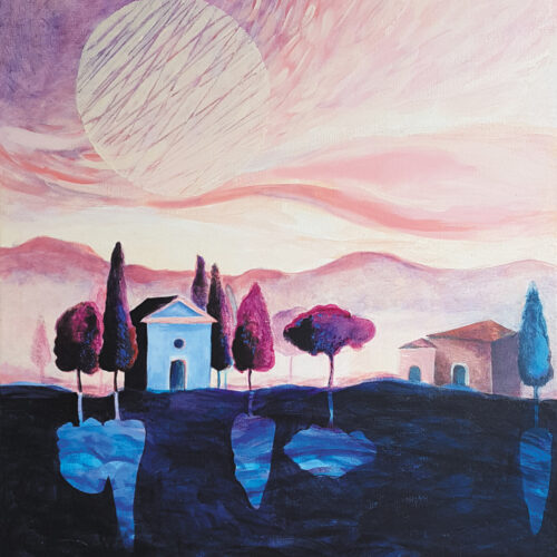 Pejzaż Toskanii | 80 x 100